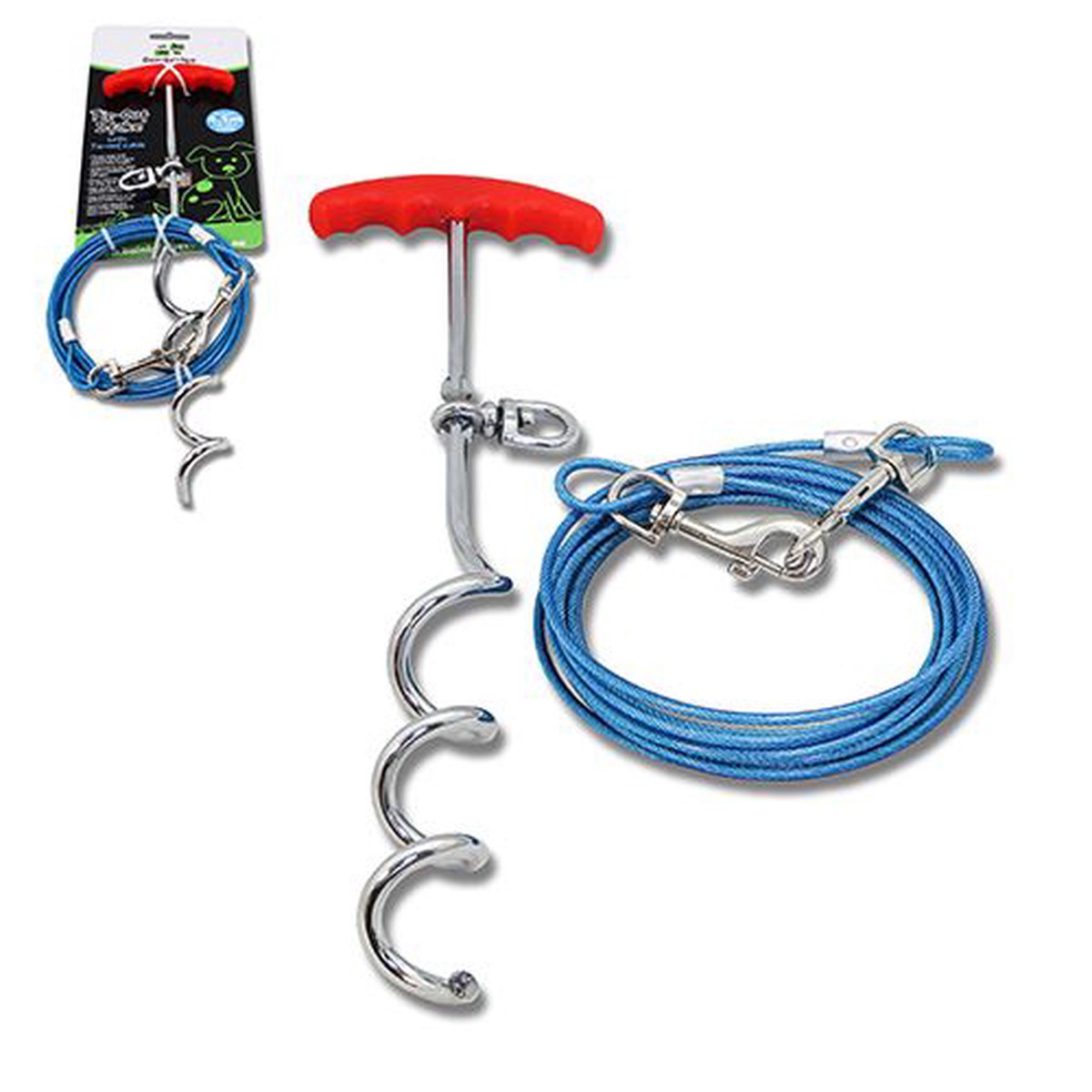 Tie Out Stake with Tie Out Cable (4.5m)