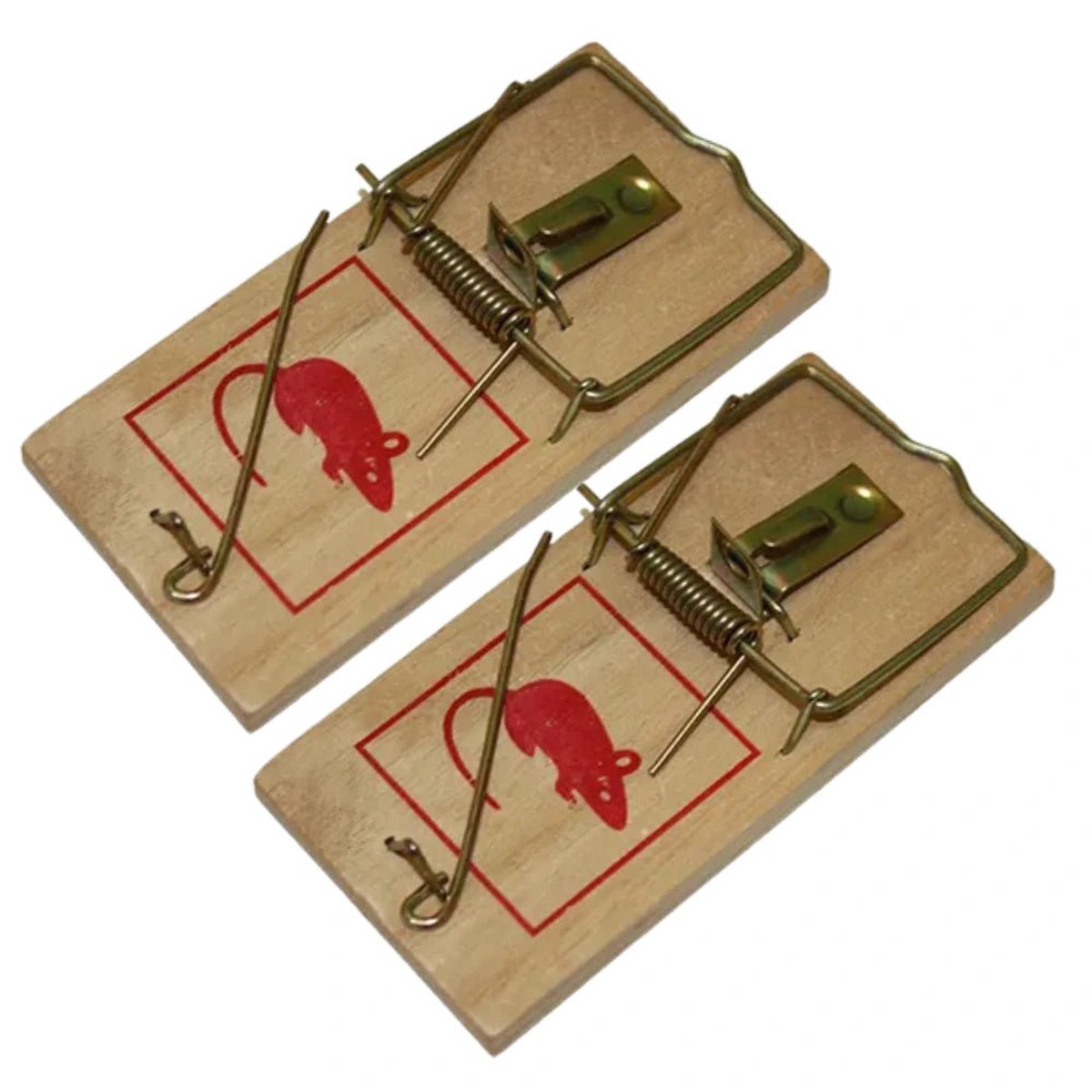 Wooden Timber Mouse Trap - 2 Pack