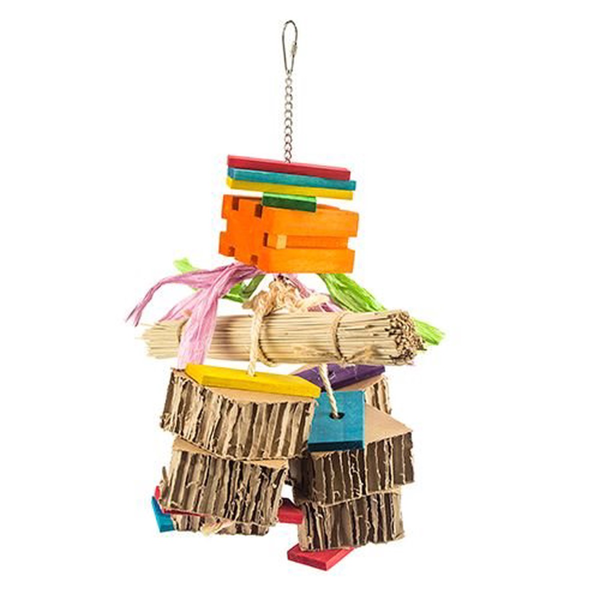 Bird Toy - Destructive - Shredz Cardboard Hangs