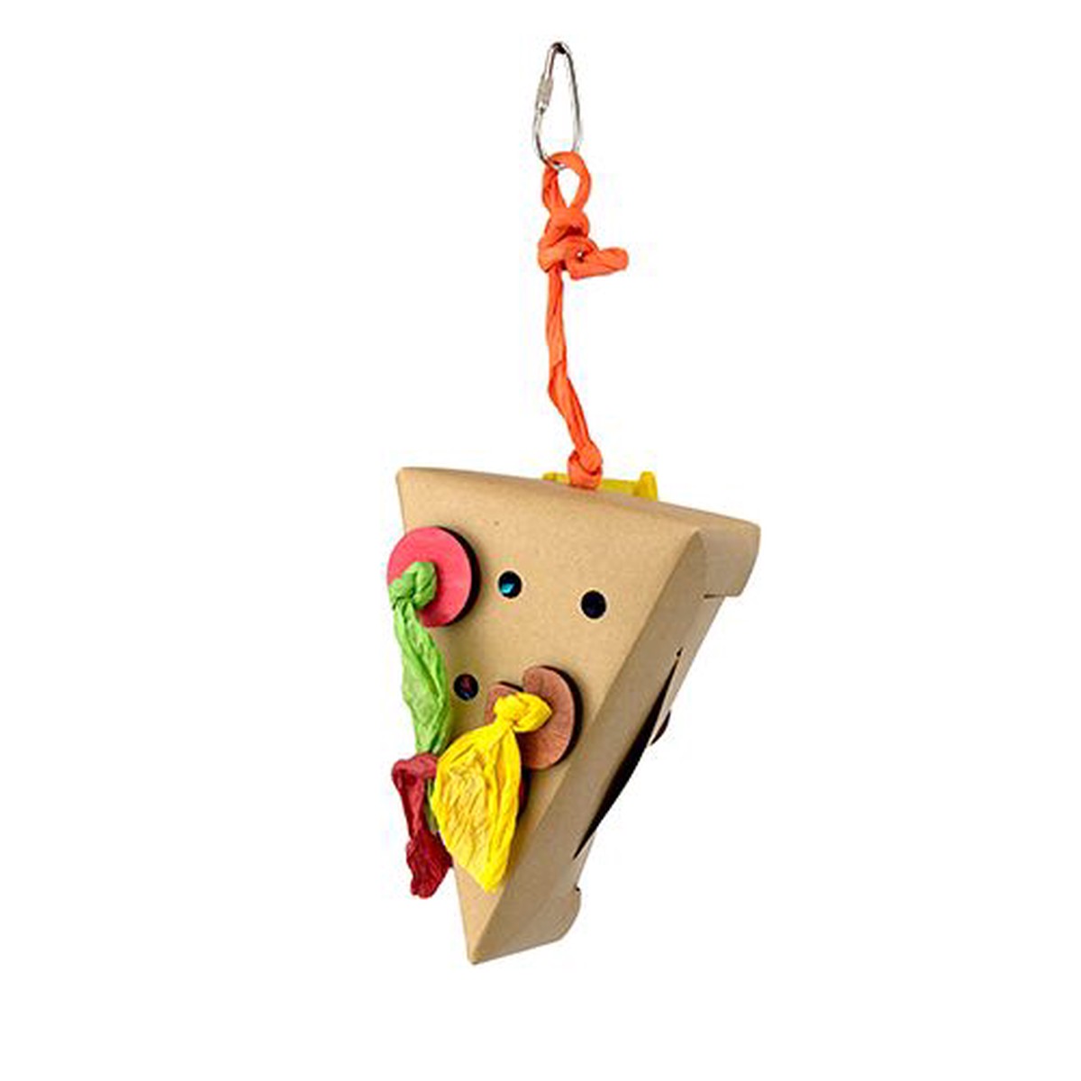 Bird Toy - Destructive - Shredz Pizza Puller