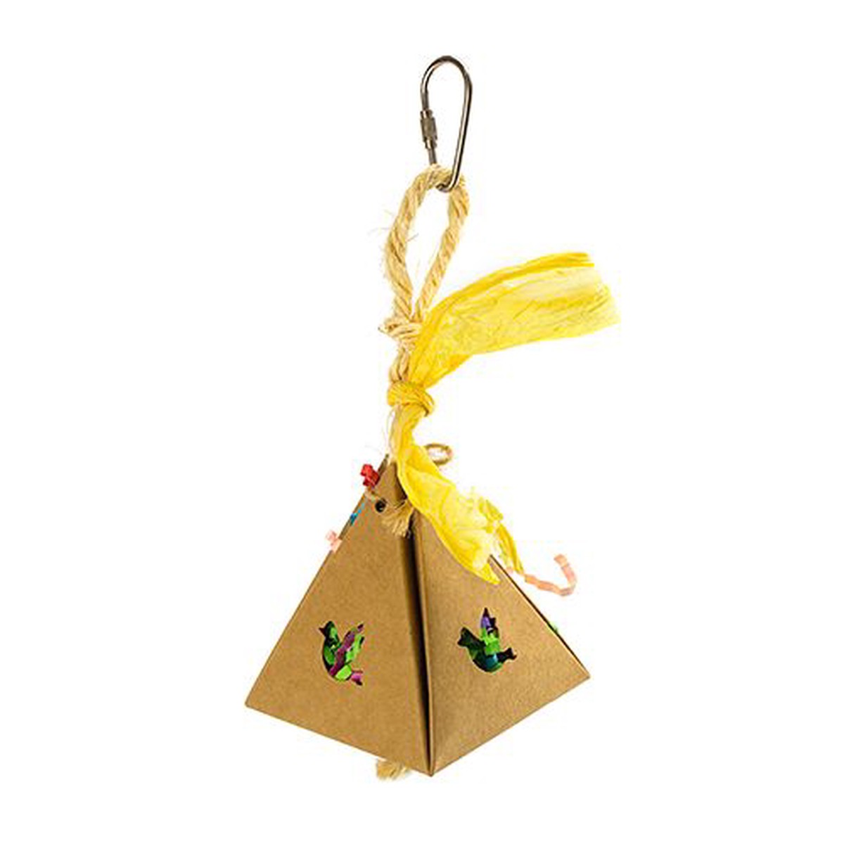 Bird Toy - Destructive - Shredz Pyramid Small