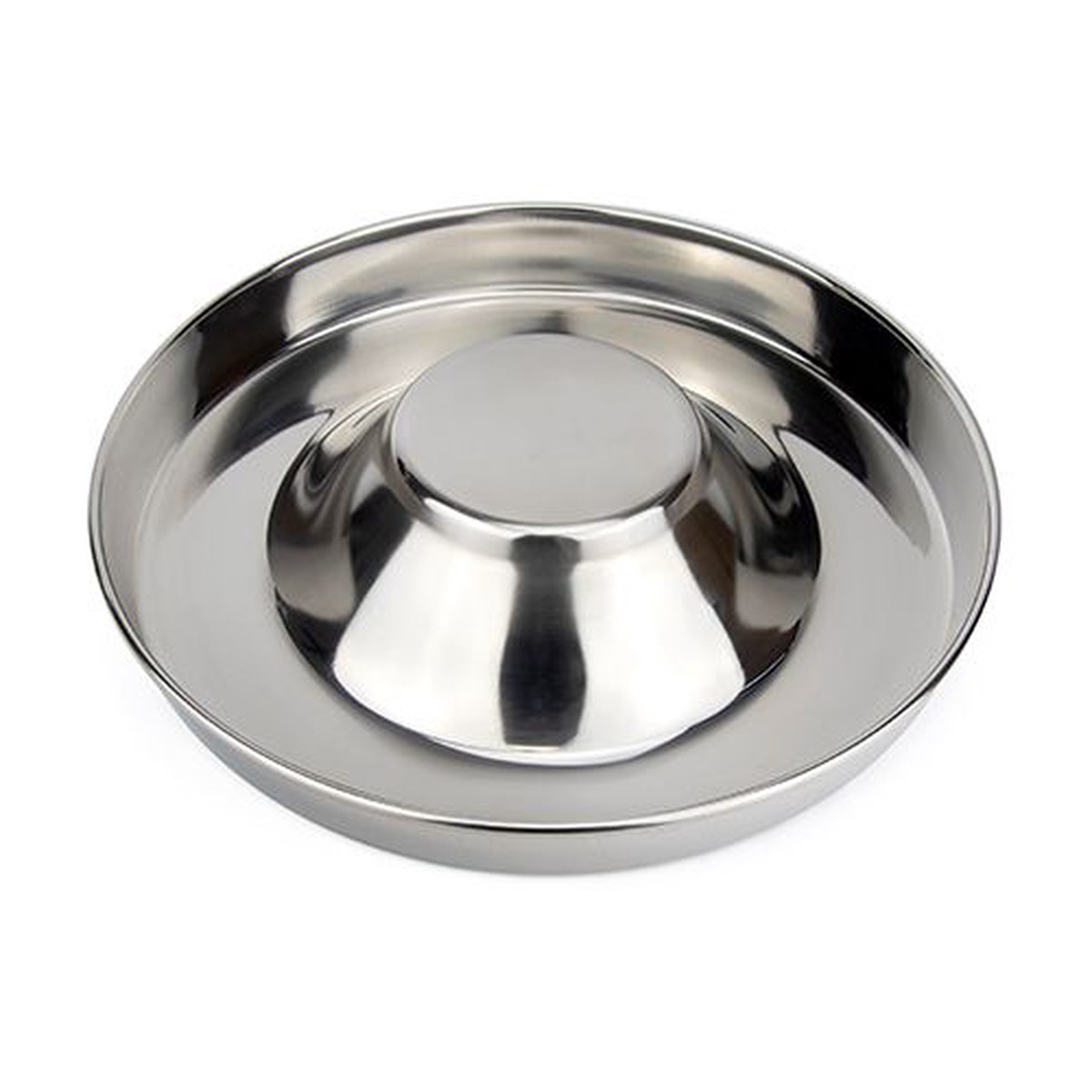 Stainless Steel Puppy Saucer Bowl - 28cm