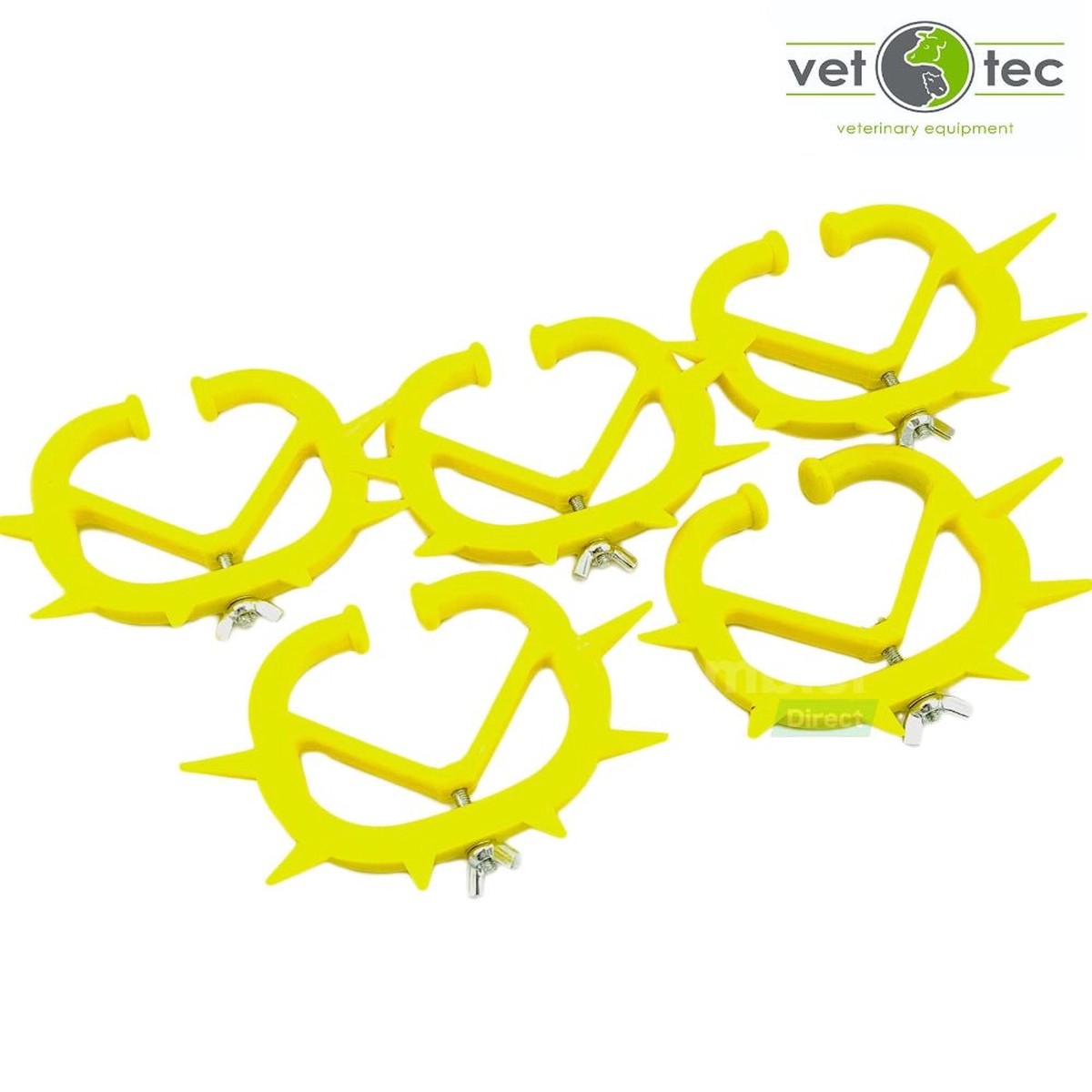 Vet-Tec Plastic Calf Weaners - 5 Pack