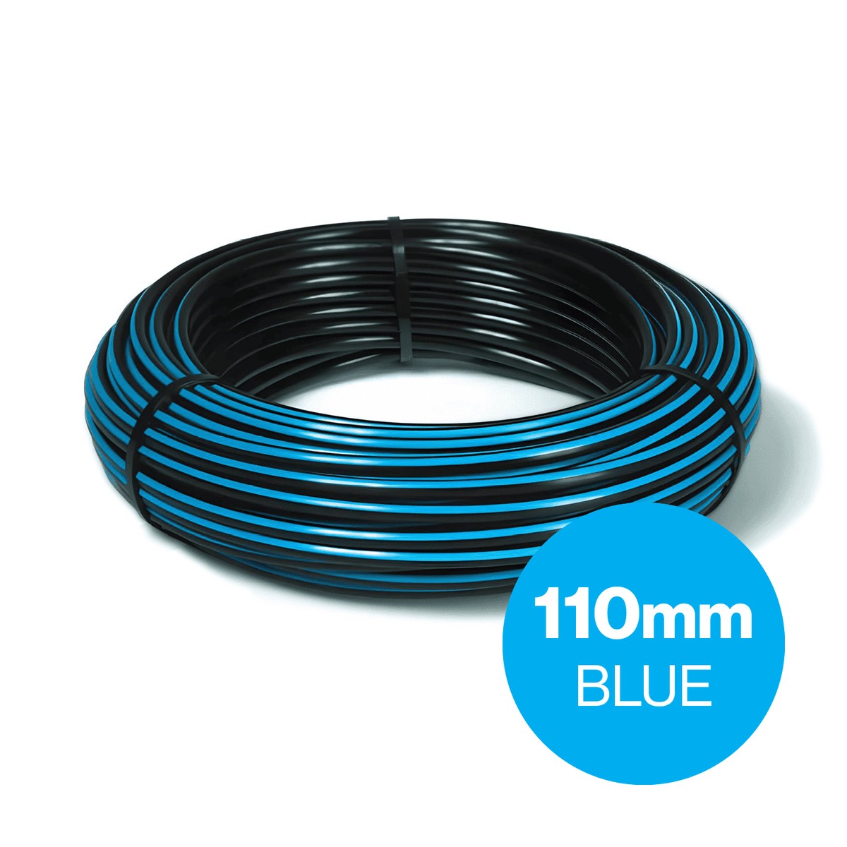 110mm Blue Line Poly Pipe