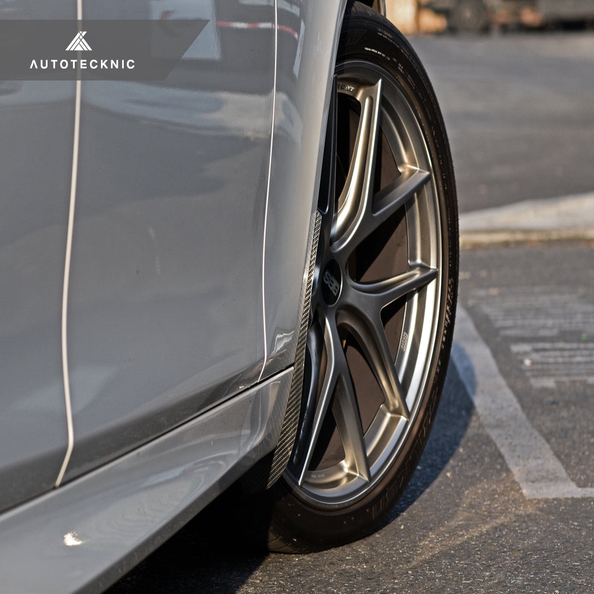 AutoTecknic Carbon Fiber Front Splash Guards - BMW F10 M5