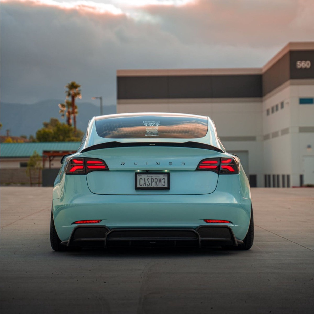 ADRO TESLA MODEL 3 REAR DIFFUSER V2