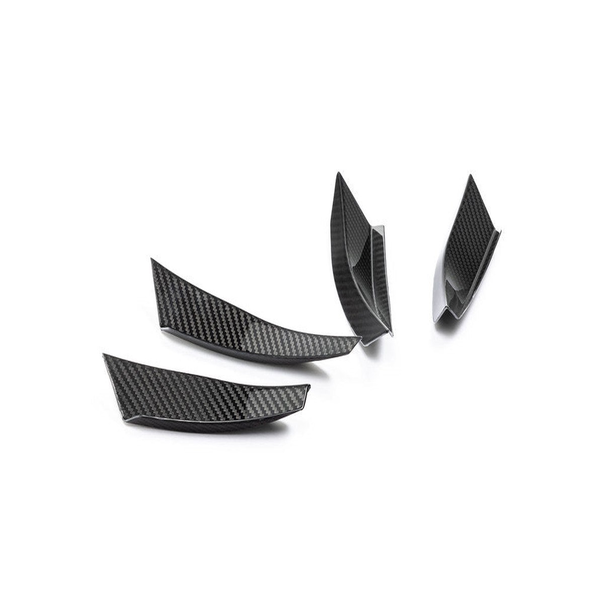 Alpha-N BMW G87 M2 Carbon Bumper Canard Set