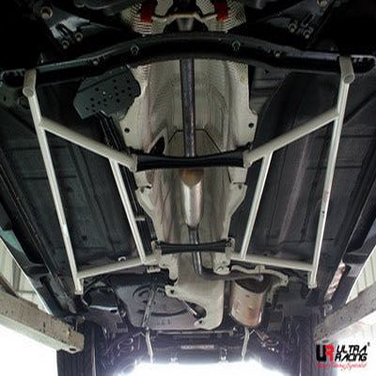 Mazda 3 09+ BL Ultra Racing 2x 4-Point Floor/Side Bars  UR-SD8-948P