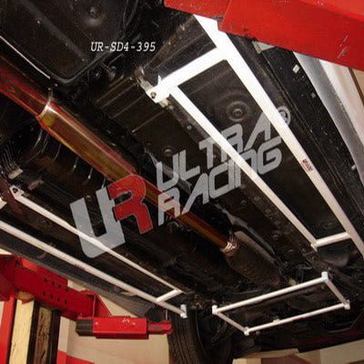 Mitsubishi EVO 7/8/9 Ultra Racing 2x 4-Point Side/Floor Bars  UR-SD8-395P