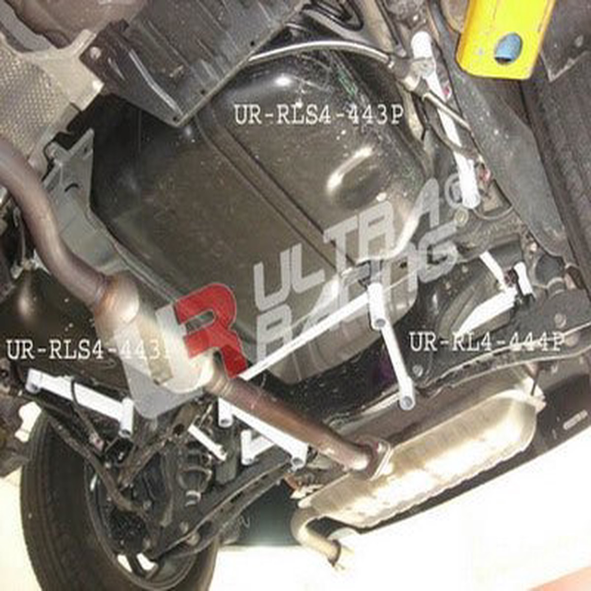 Mitsubishi Lancer 07+ /Sportback Ultra Racing 2-Point R.Side Bars  UR-RS4-443P