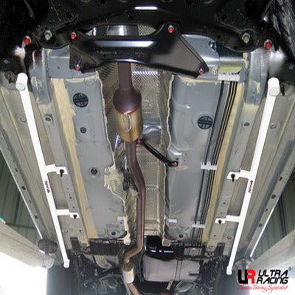Mitsubishi Lancer 07+ /Sportback Ultra Racing 2x 4-Point Side Bars  UR-SD8-1154P