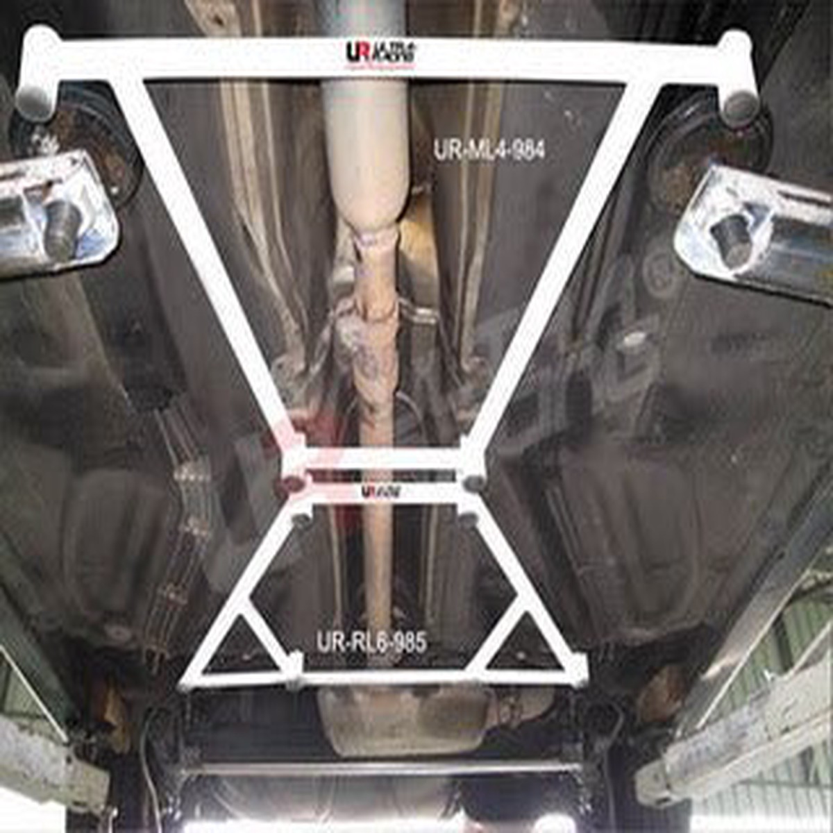 VW Golf 2/3 Ultra Racing 6-Point Mid Lower Brace  UR-RL6-985