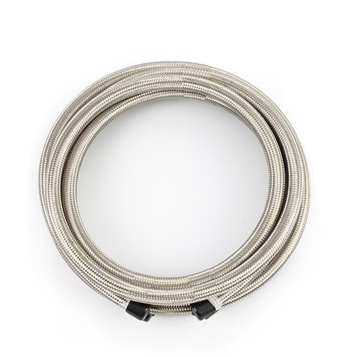 Braided -6AN 15Ft. Hose, Stainless  MMSBH-06180-CS