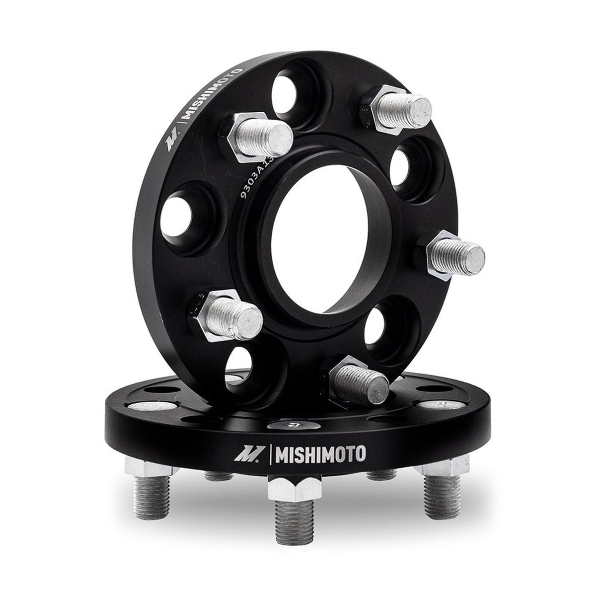 Wheel Spacers, 5X114.3, 70.5, 20, M14, Black  MMWS-001-200BK