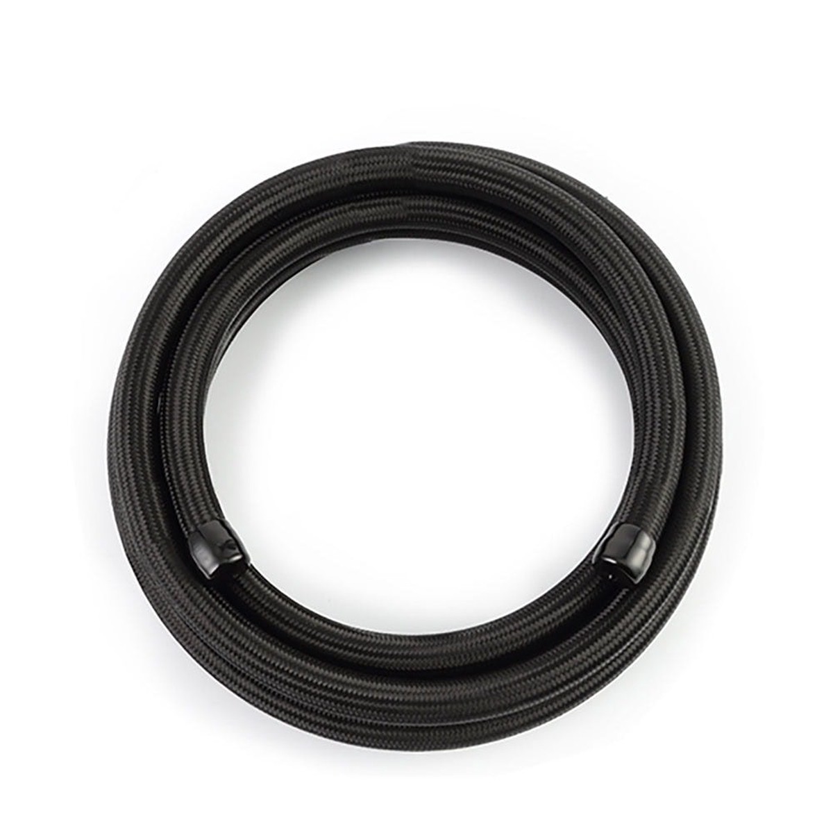 Braided -6AN 15Ft. Hose Black Nylon  MMSBH-06180-CB