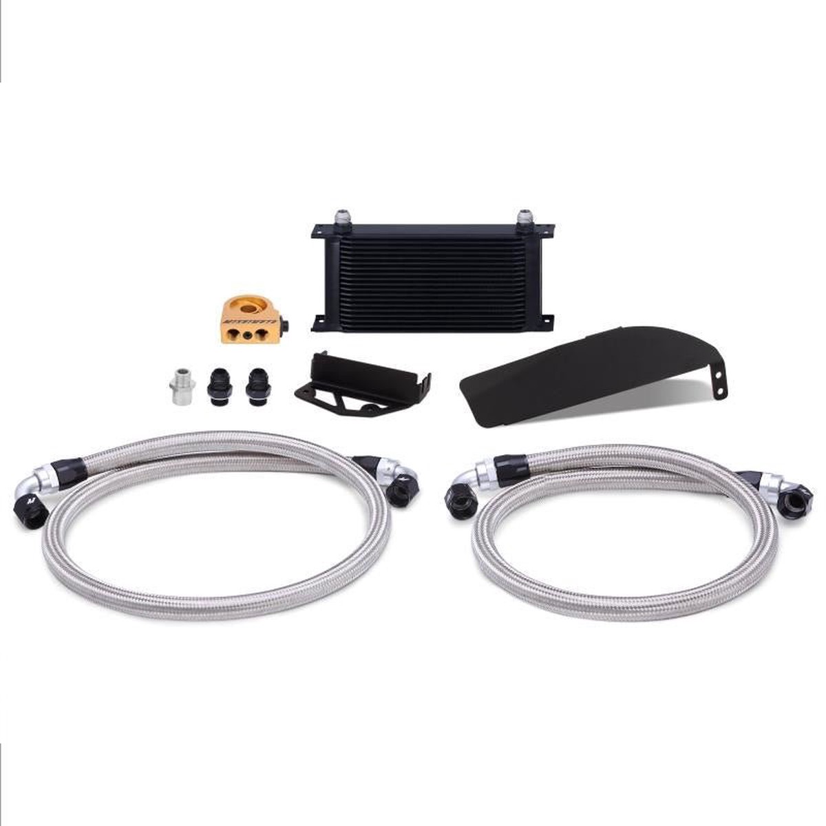 Honda Civic 17+ FK8 TypeR Oil Cooler Kit Black  MMOC-CTR-17TBK