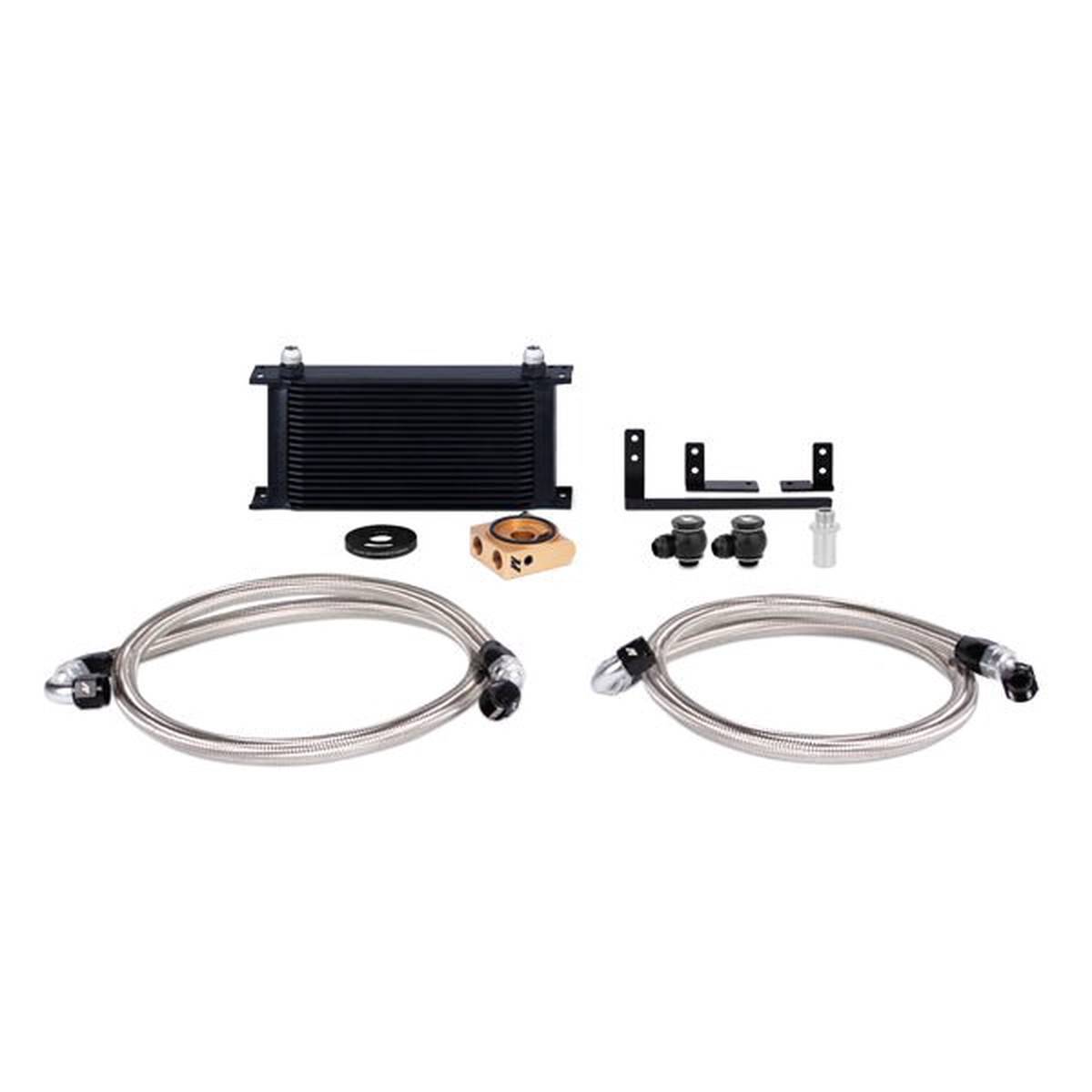 Mazda Miata Thermostatic Oil Cooler Kit 16+ Black  MMOC-MIA-16TBK