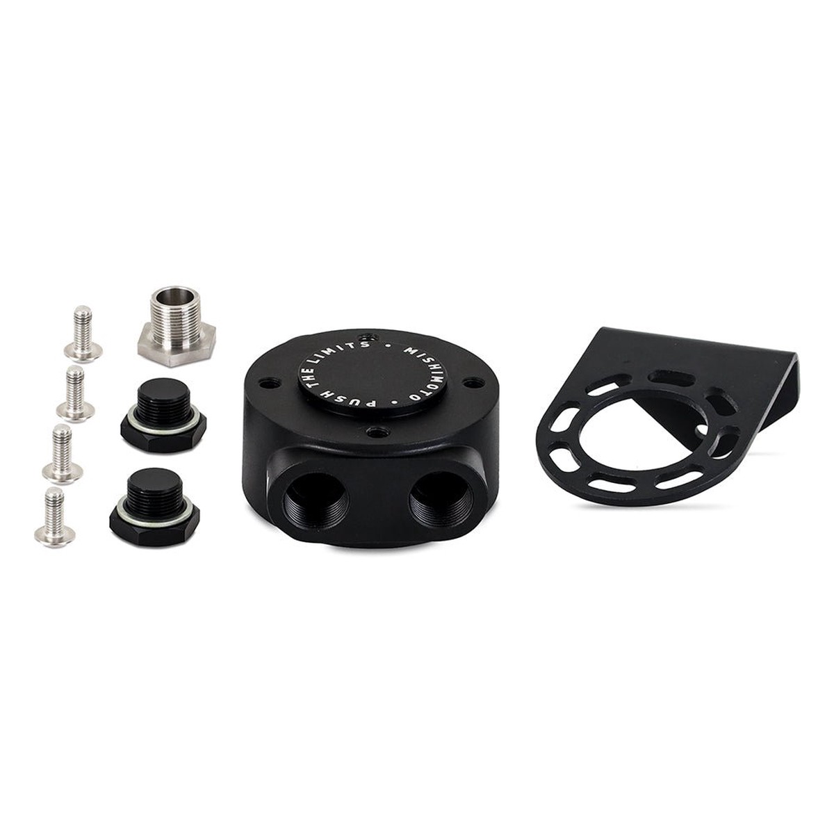 Remote Oil Filter Head M22x1.5 Thread Black  MMOC-RFH-M22BK