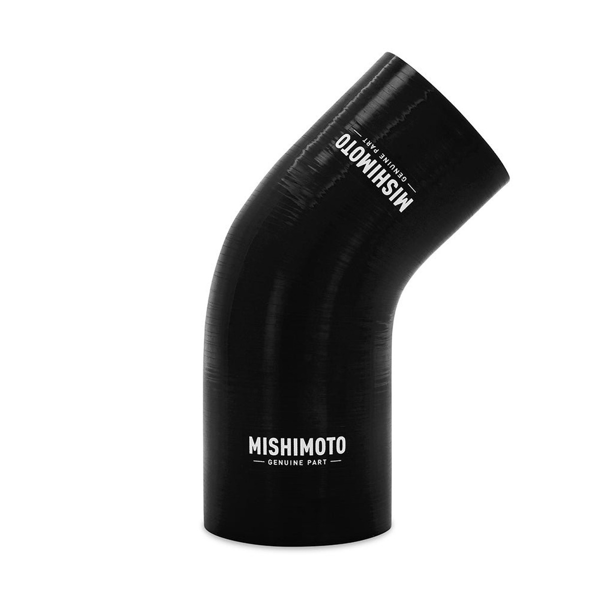 Silicone Reducer Coupler, 45 Degree, 2.5 to 2.75, Black  MMCP-R45-25275BK