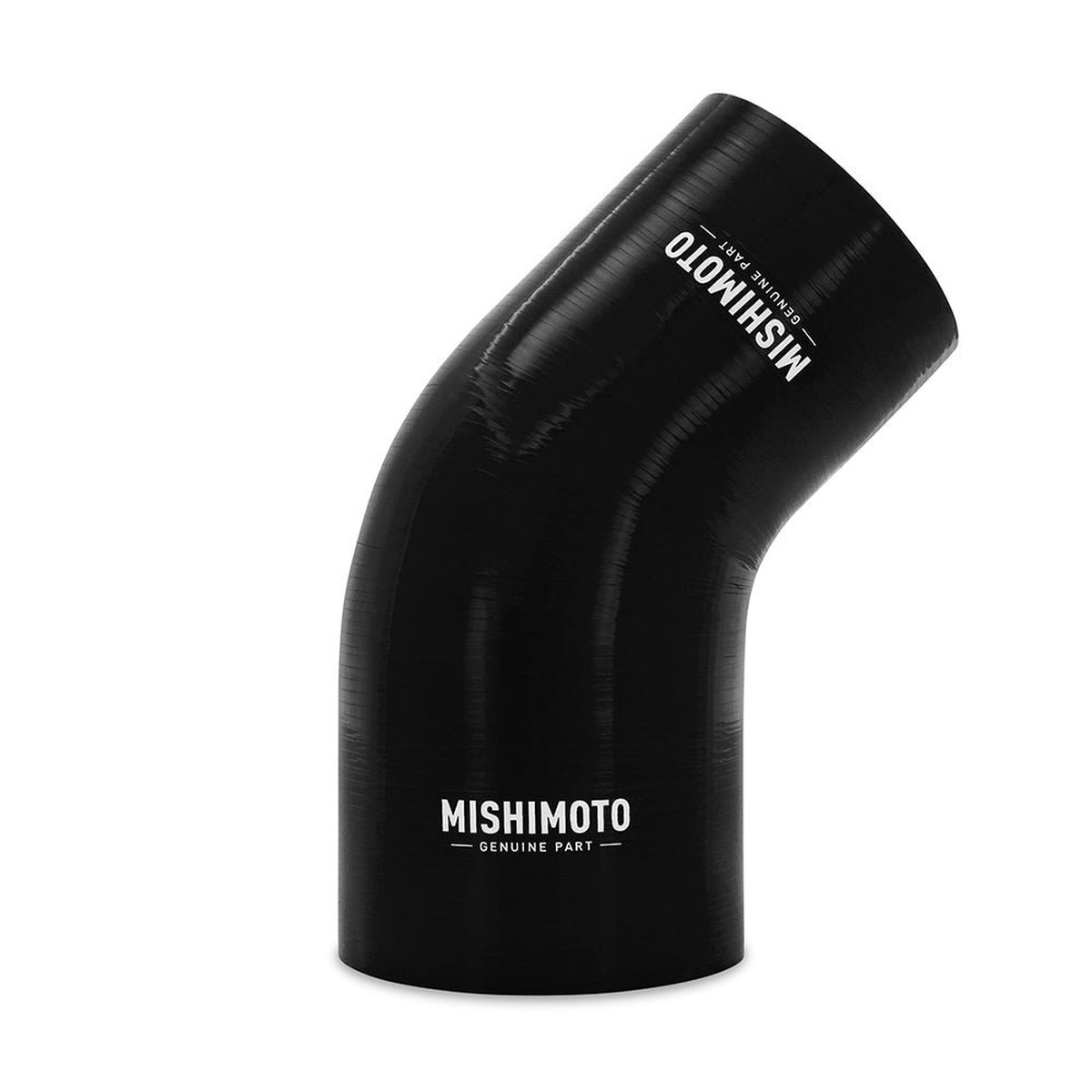 Silicone Reducer Coupler, 45 Degree, 3 to 3.75, Black  MMCP-R45-30375BK