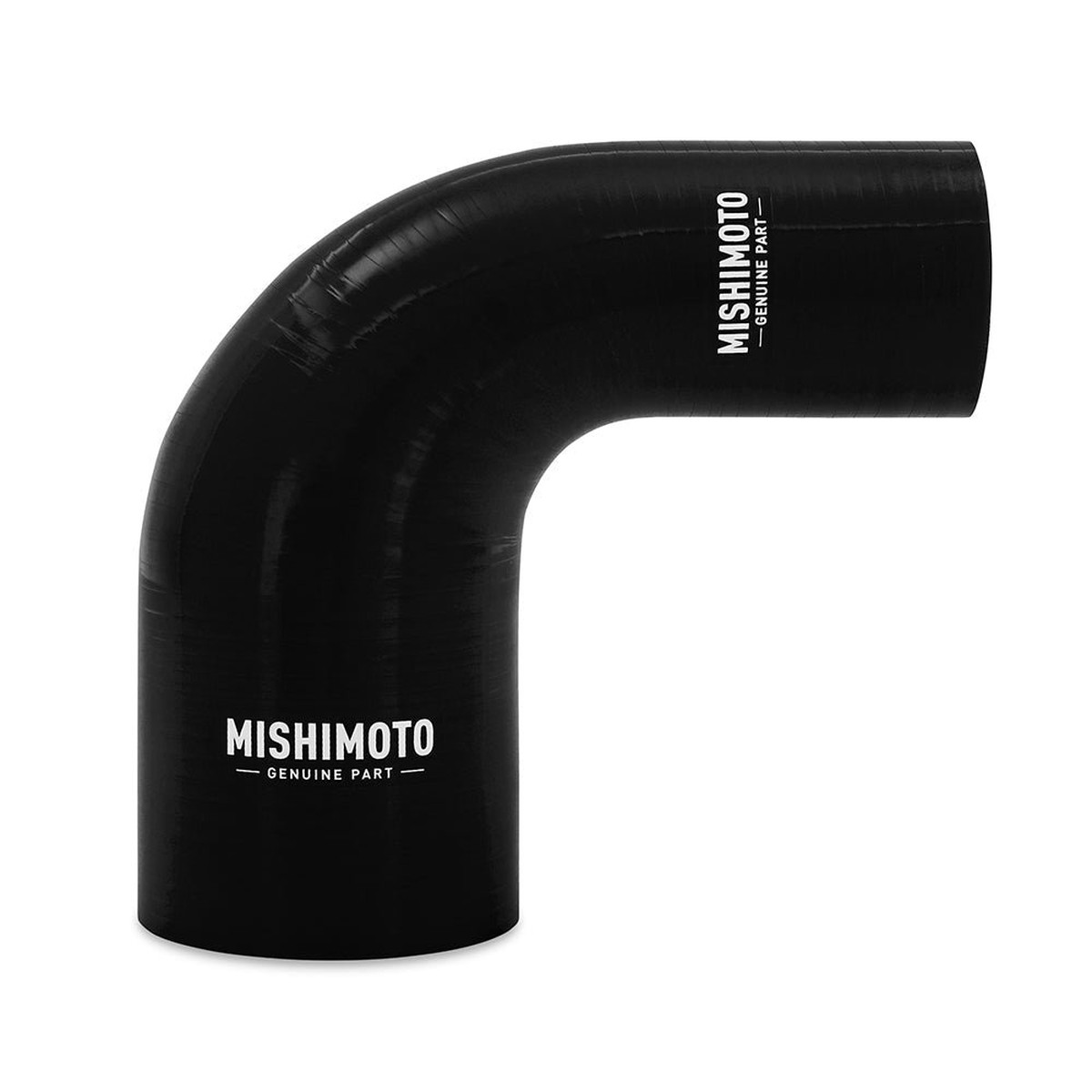 Silicone Reducer Coupler, 90 Degree, 1.75 to 2.5, Black  MMCP-R90-17525BK