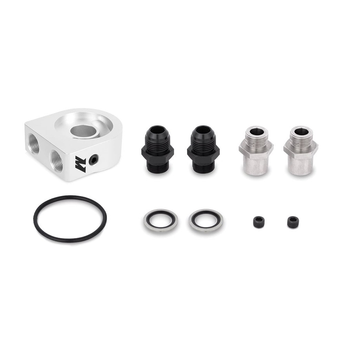 Universal Oil Cooler Kit 16-Row Black  MMOC-U16BK