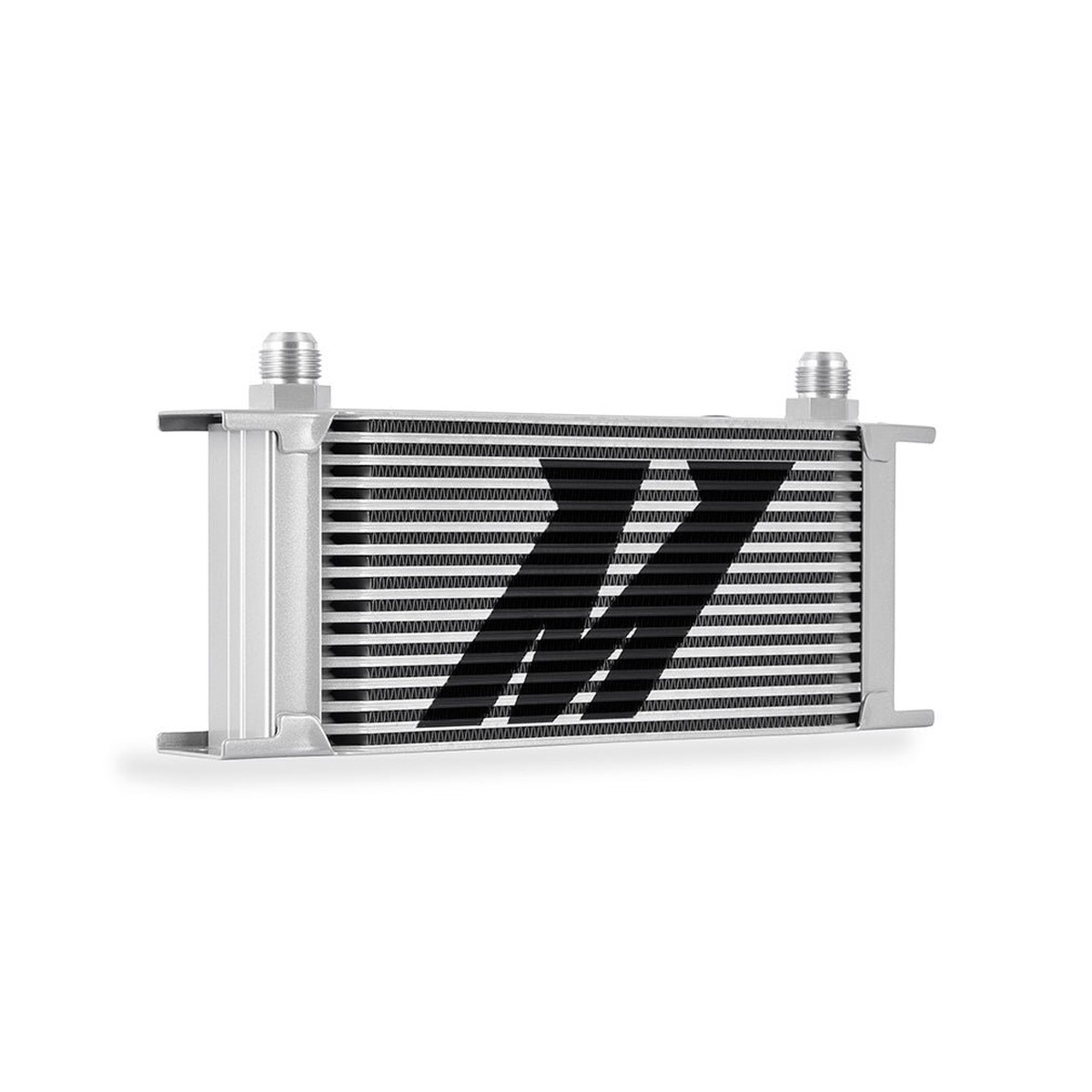 Universal Thermostatic Oil Cooler Kit 16-Row Silver  MMOC-U16TSL