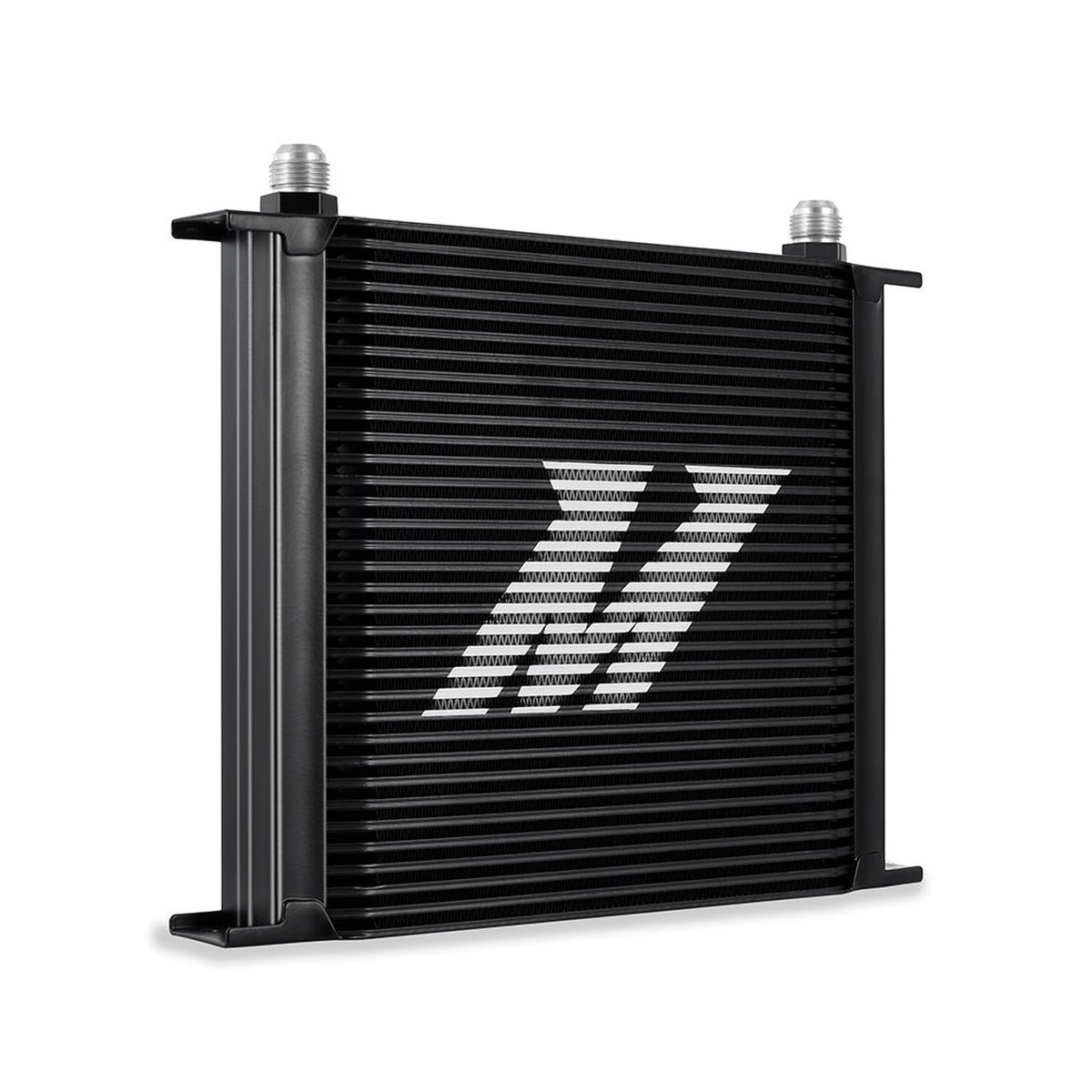 Universal Thermostatic Oil Cooler Kit 34-Row Black  MMOC-U34TBK