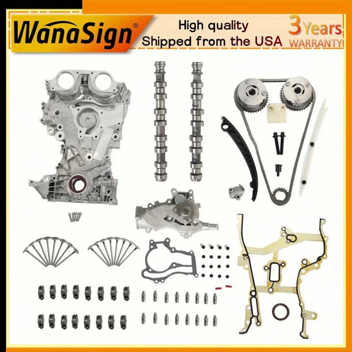 Engine Rebuild Kit Camshaft Timing Rocker Arm For 2011-2019 Chevy Buick 1.4L