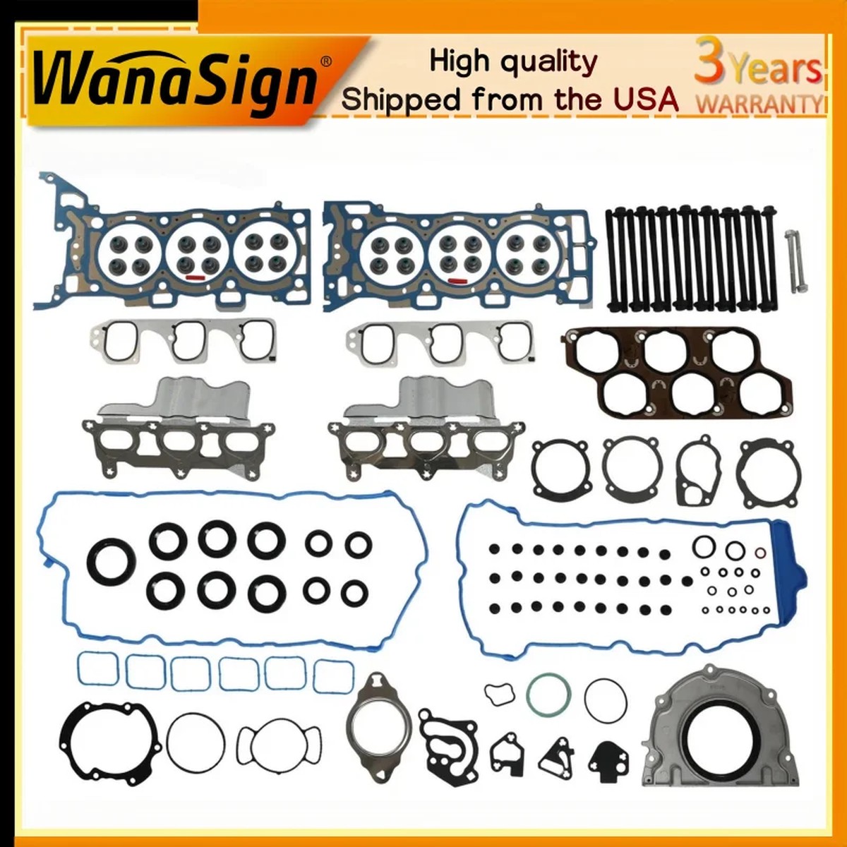 Fits 04-09 Cadillac CTS SRX Buick Allure LaCrosse Rendezvous 3.6 Head Gasket Set