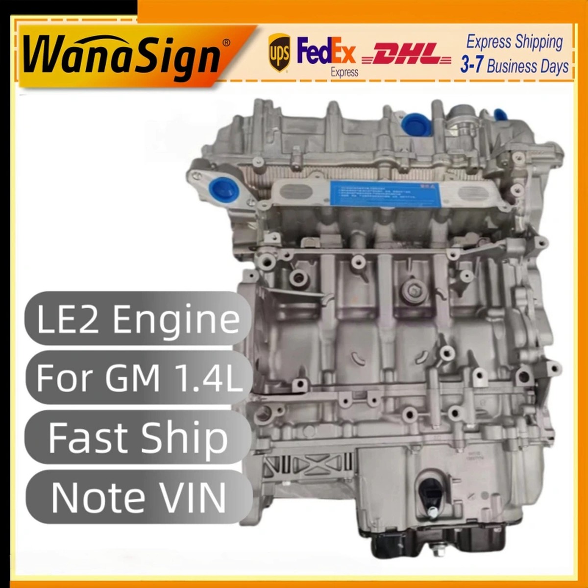 Long Engine Block Assembly For GM Chevrolet Cruze Buick Encore LE2 1.4L 2016-2022
