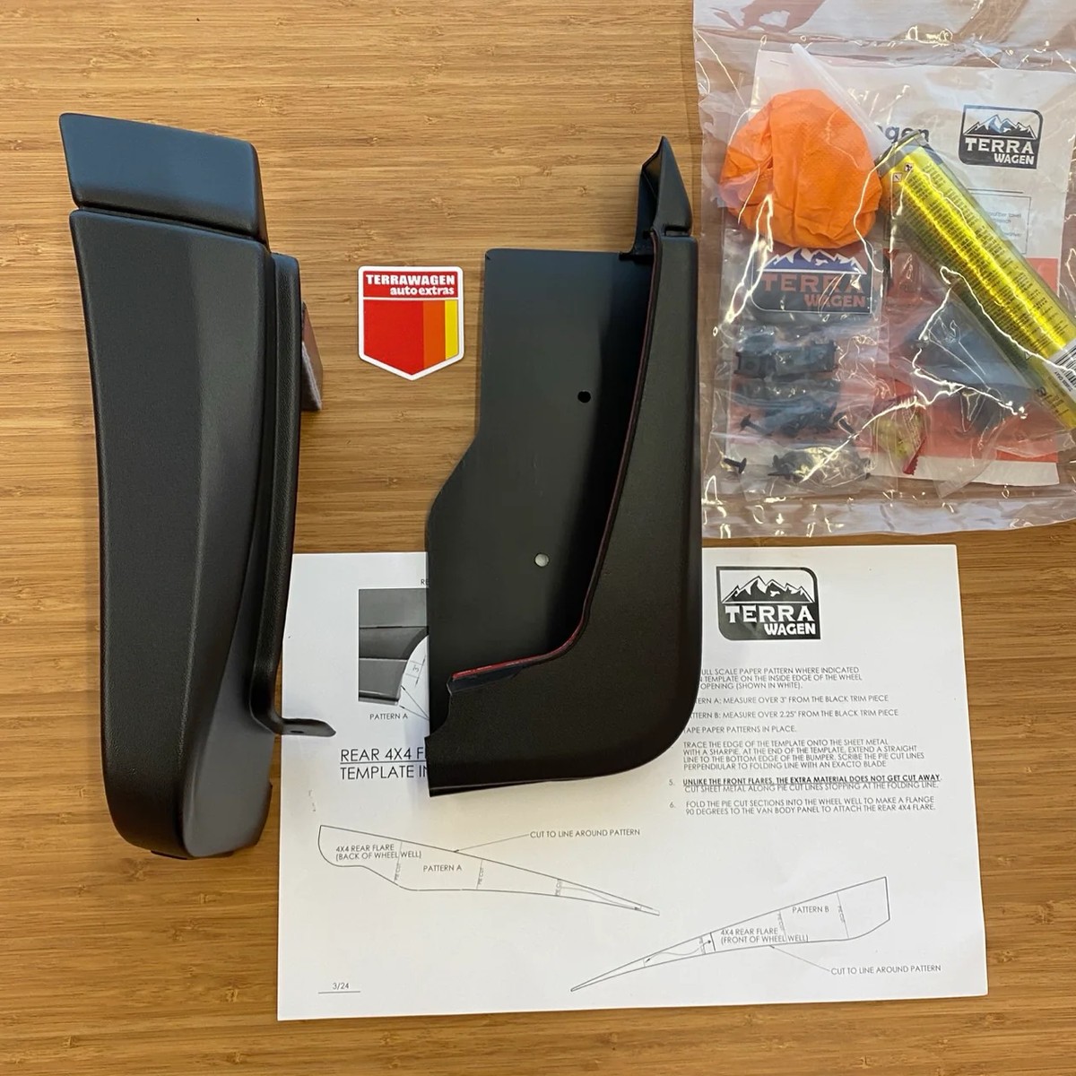 Rear Mondo Mudguard Kit- for Mercedes Sprinter