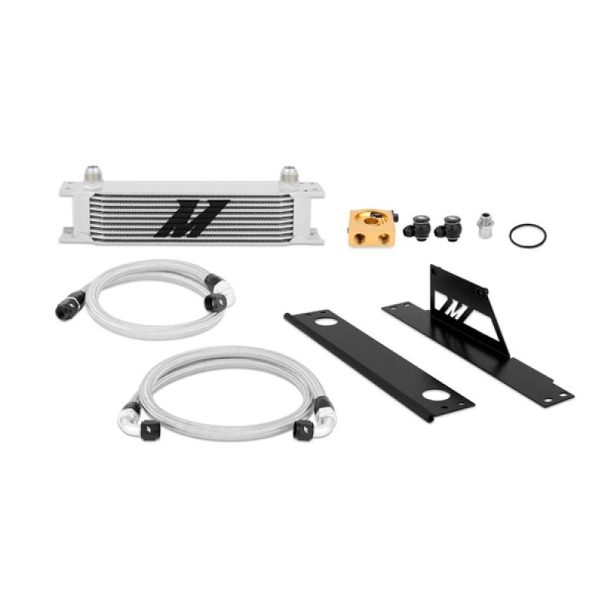 Subaru Impreza WRX/STI 01-05 Oil Cooler Thermostatic Silver  MMOC-WRX-01T