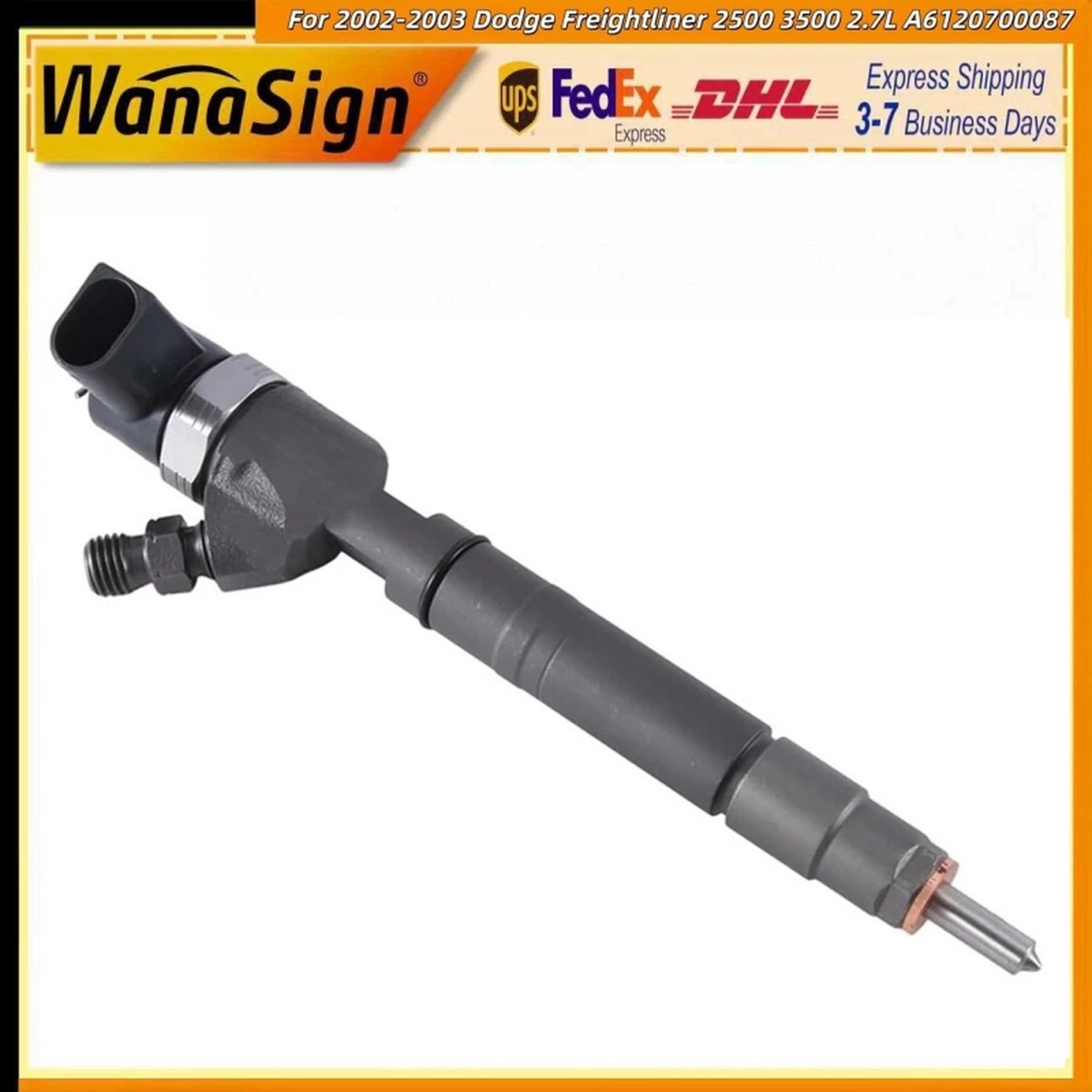 Wanasign 1 x Fuel Injector For Dodge Freightliner 2500 3500 2.7L 02-03 A6120700087