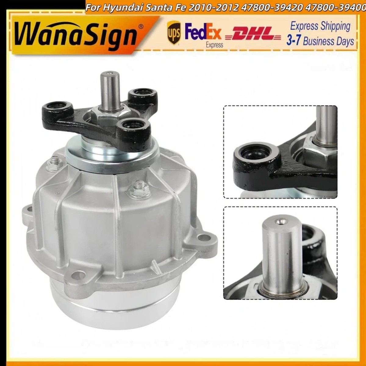 Wanasign Differential Viscous Coupler For Hyundai Santa Fe GL SE GLS 47800-39420