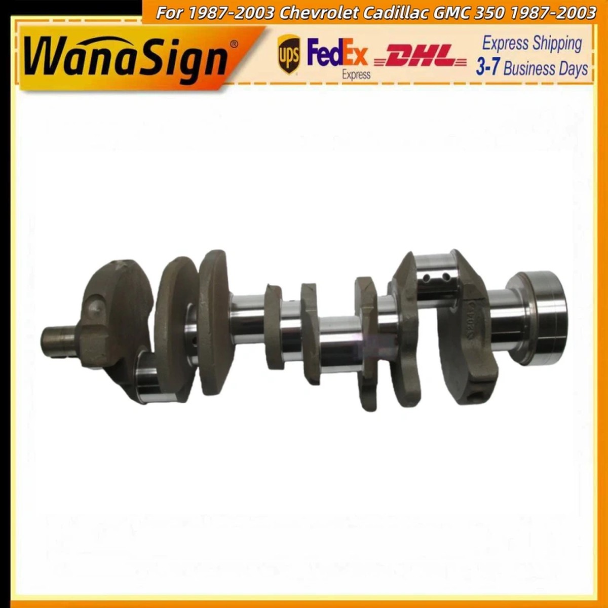 Wanasign Engine Crankshaft For Chevrolet Cadillac Escalade GMC C3500 5.7L 87-03
