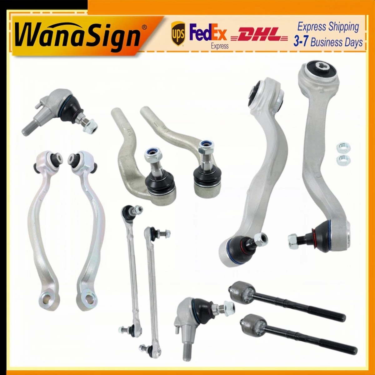 Wanasign Front Control Arm Ball Joint Sway Bar Link For Mercedes-Benz E250 E350 E400 3.0L
