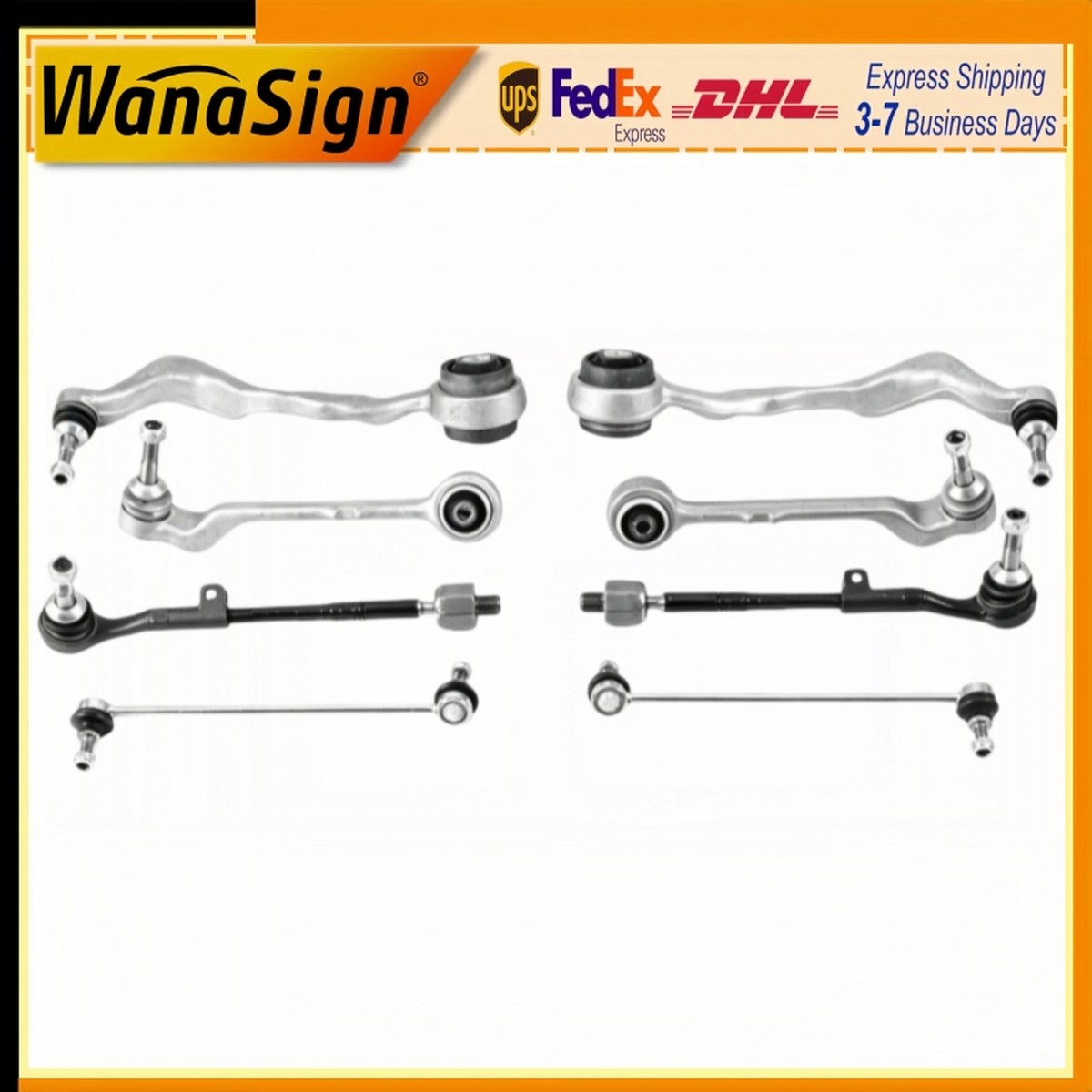 Wanasign Front Suspension Kit For BMW 135is 328i 335i X1 335is 125i 335d 330i 135i 3.0L 04-12