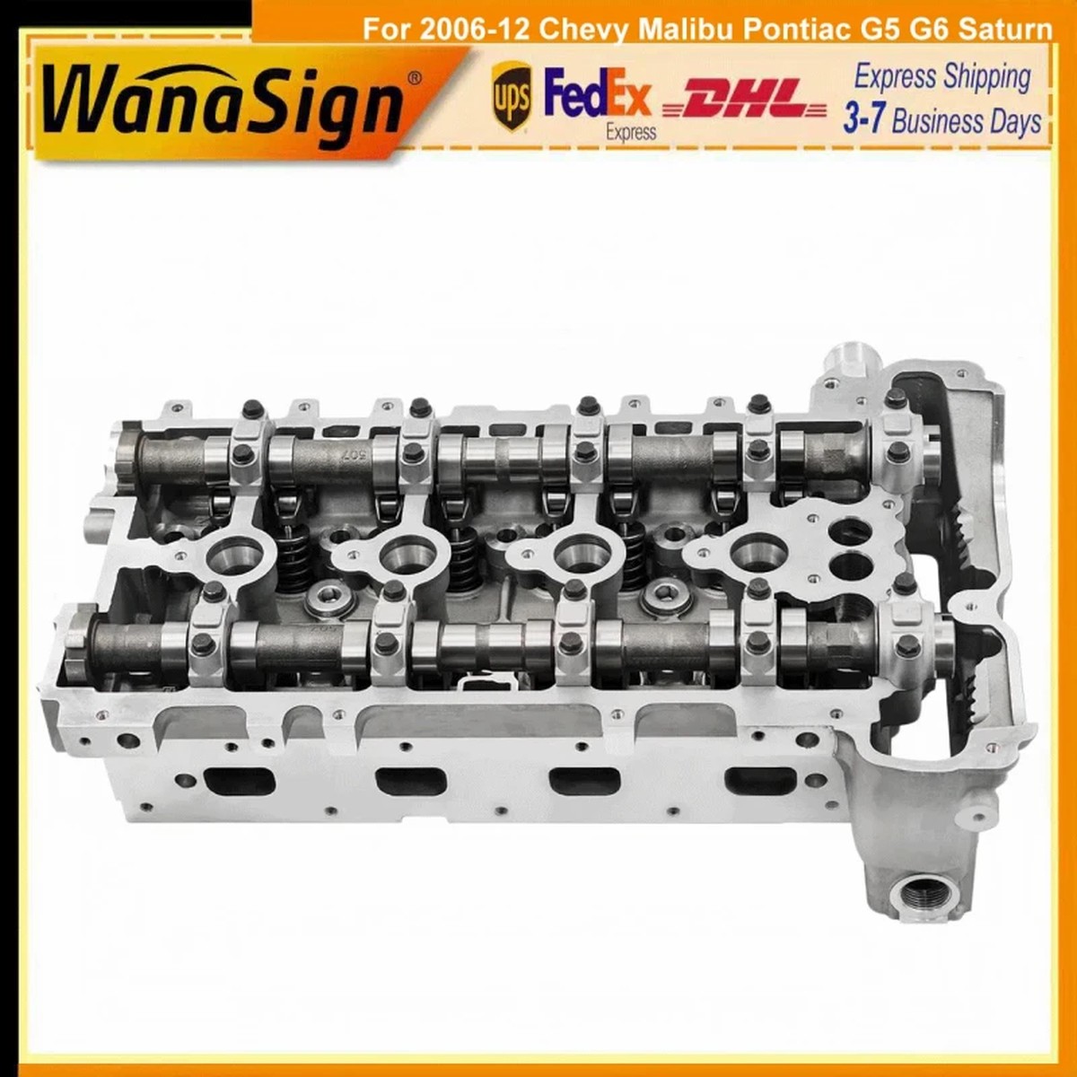 Wanaslgn Cylinder Head Assembly For 2006-2012 Chevy Malibu Pontiac G5 G6 Saturn LE9 Amp LE5 2.4L