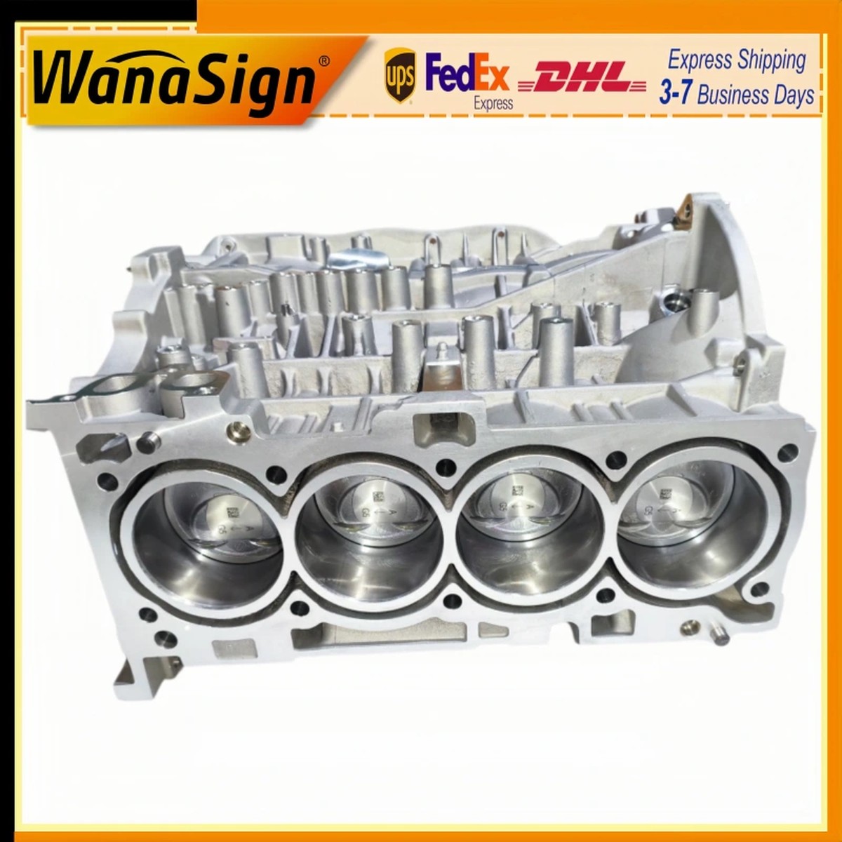 Wanaslgn Engine Short Cylinder Block Assembly For Hyundai Kia G4KJ 2.4L 11-15 Old model