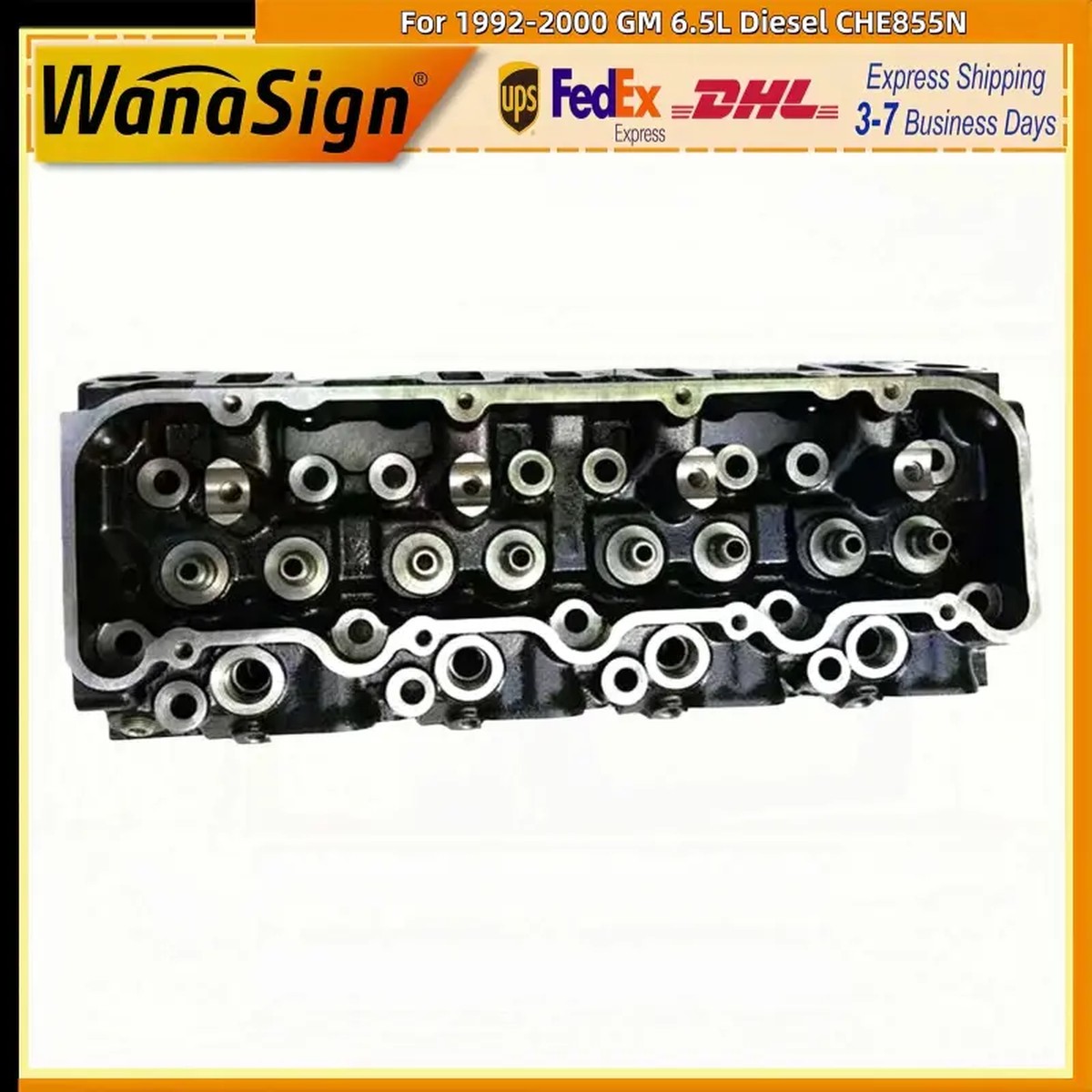 1992-2000 CHE855N 6.5L Engine Cylinder Head Fits For GM Diesel