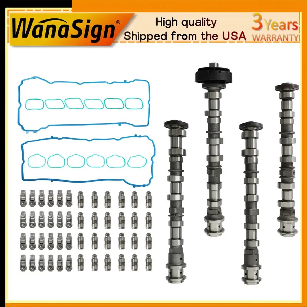 Engine Camshafts Rockers Arm Lifters Kit For Chrysler Jeep Ram Dodge 3.6L V6 2011-2016