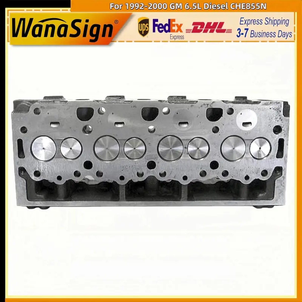 Engine Cylinder Head Assembly Fits For 1992-2000 GM 6.5L Diesel CHE855N