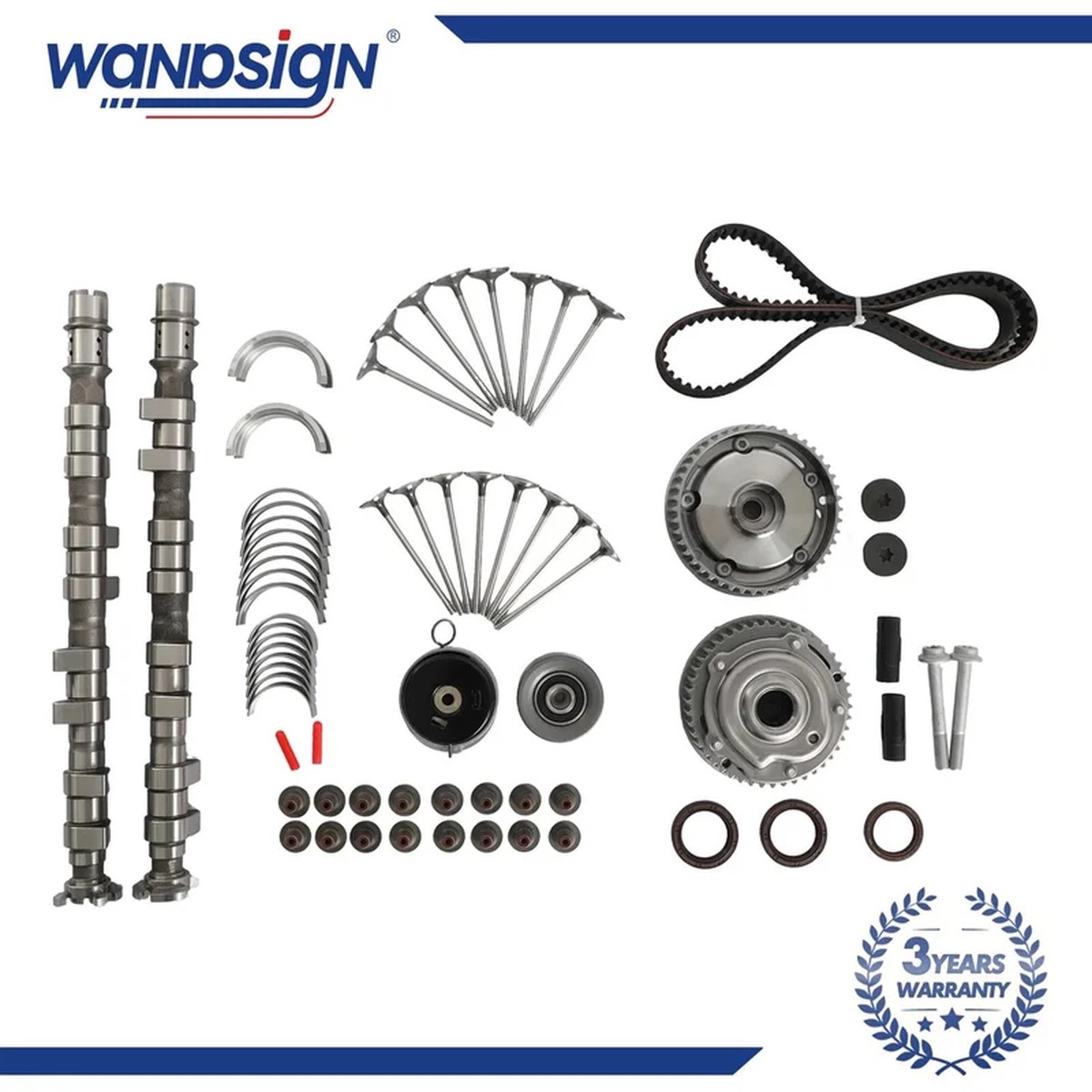 2x Engine Camshaft Timing Belt Kit For 2011-2018 Chevrolet Sonic Cruze 1.8L