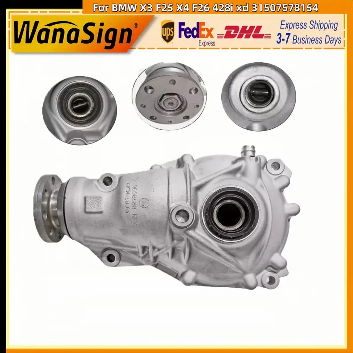 For BMW X3 F25 X4 F26 428i xd 31507578154 Front Differential Assembly 3.38 RATIO