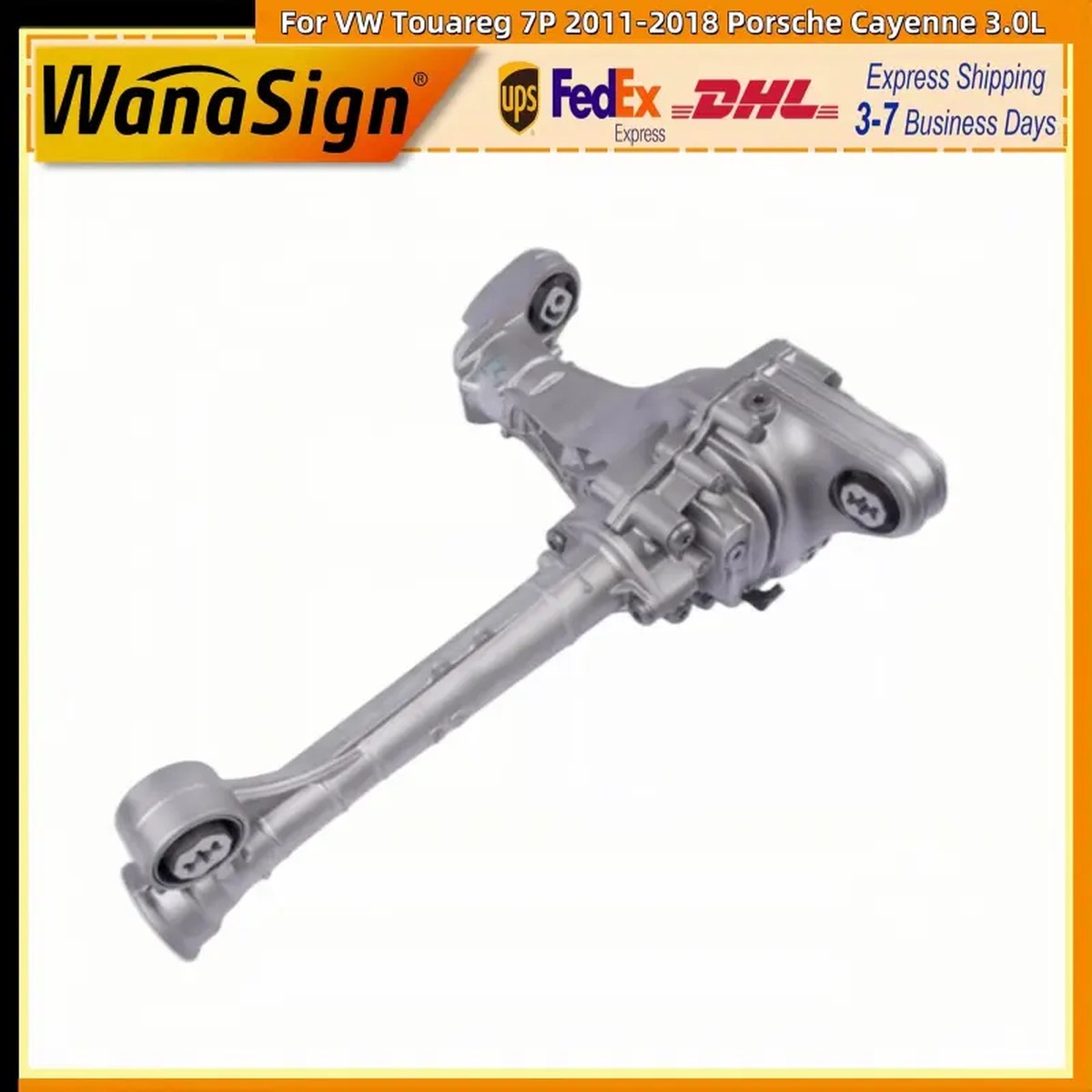 Front AXLE Differential Carrier For VW Touareg 7P 2011-2018 Porsche Cayenne 3.0L