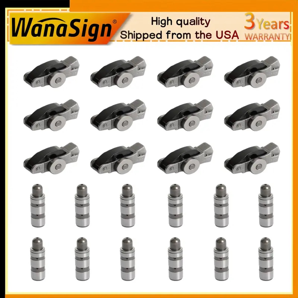 Intake Valve Lifters Rocker Arms For Jeep Chrysler Pacifica Dodge Ram 3.6L 16-24