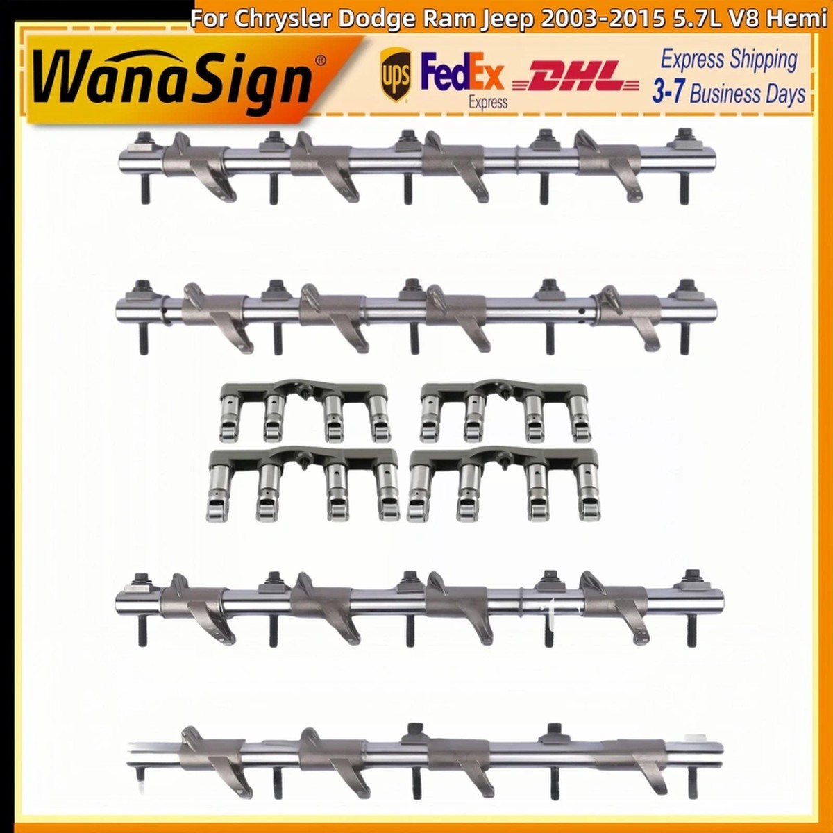 Rocker Arm & MDS Lifters Kit For Chrysler Dodge Ram Jeep 2003-2015 5.7L V8 Hemi