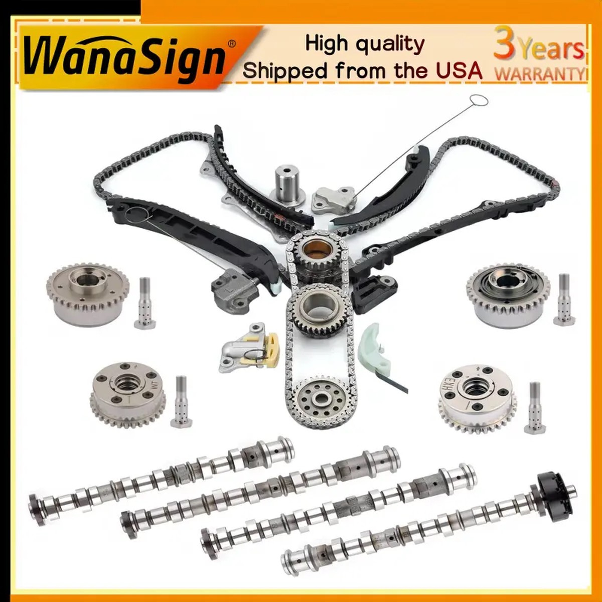 Timing Chain kit With VVT For Chrysler Jeep Dodge Ram Pentastar 3.6L 2011-2015