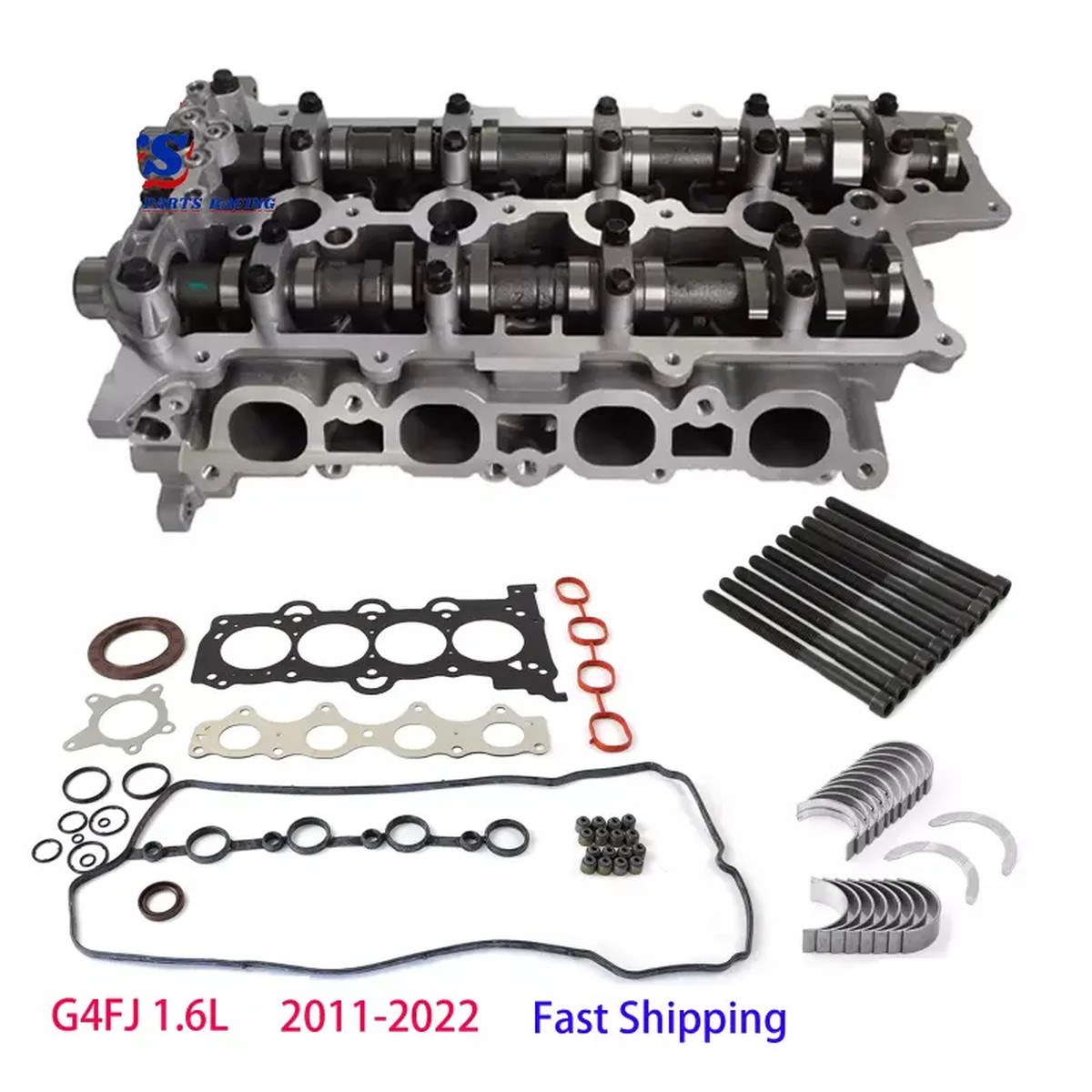Cylinder Head Assembly & Gasket Set For 1.6L Hyundai Elantra Kia K4 G4FJ 2011-21